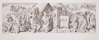 The eve before the battle, pious observance of the Normans, from 